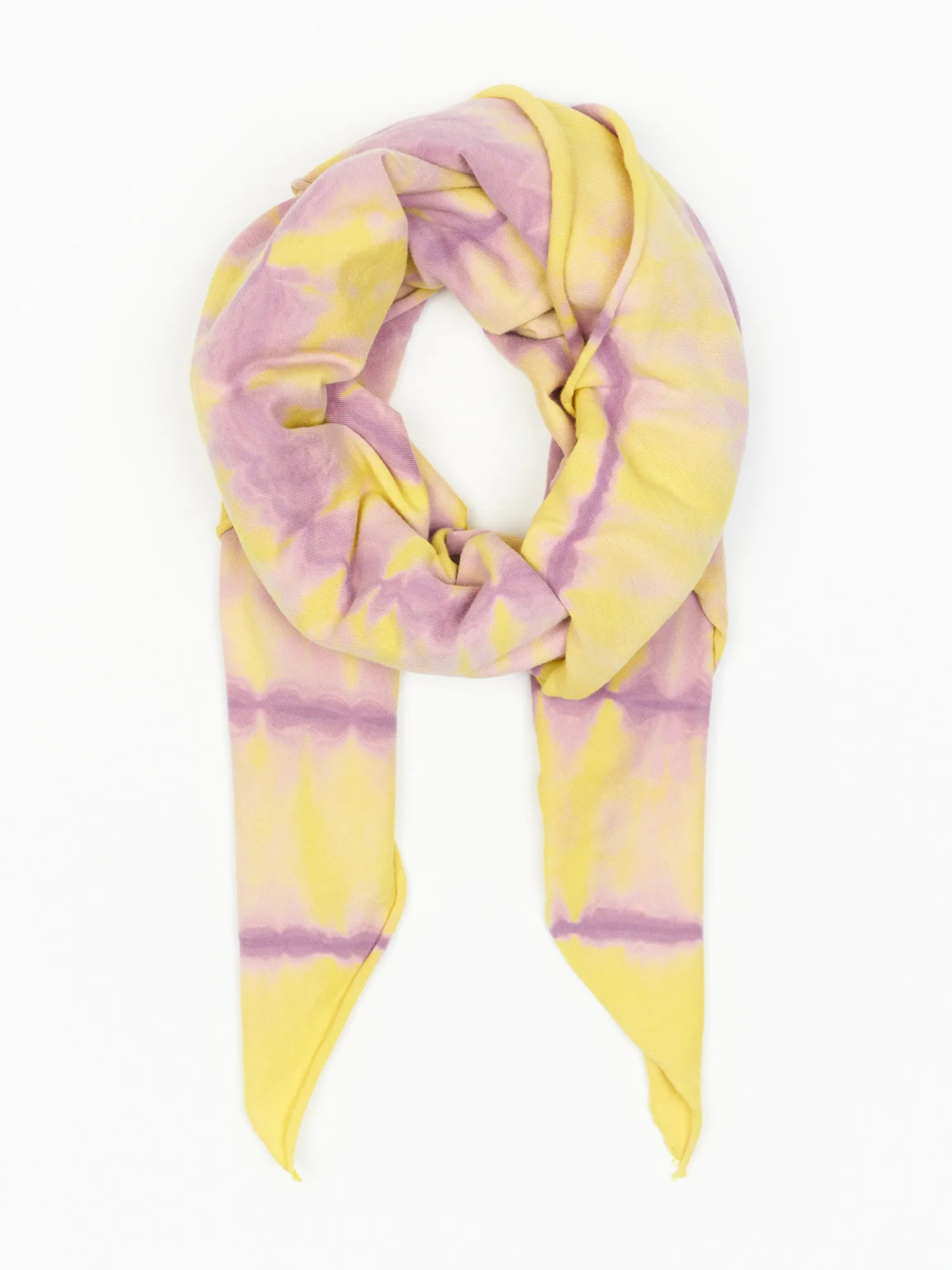 Acid Light Tie Dye Scarf 