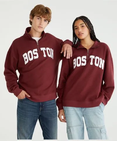 Aeropostale Boston Quarter-Zip Sweatshirt