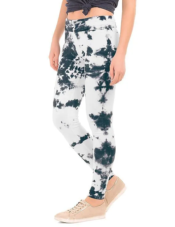 Aeropostale Tie Dye Cotton Stretch Leggings