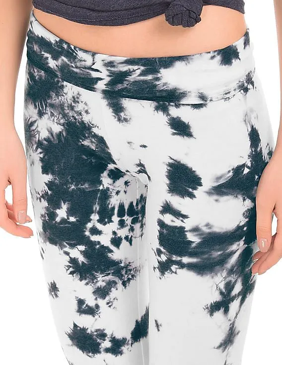 Aeropostale Tie Dye Cotton Stretch Leggings