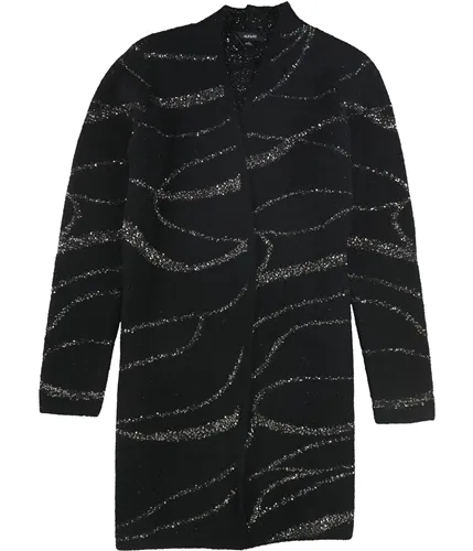 Alfani Womens Sequin Swirl Cardigan Sweater