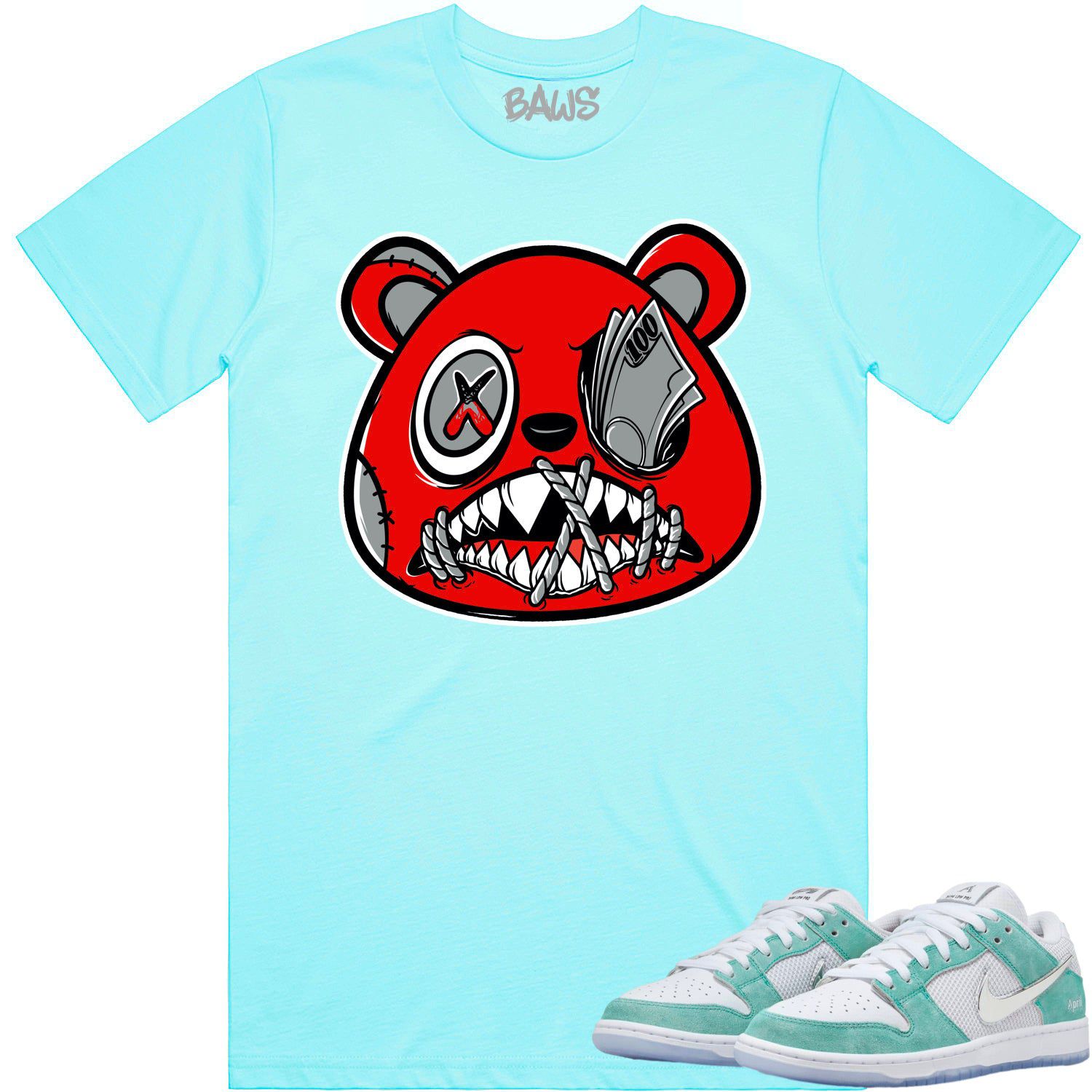 April Dunks Shirt to Match - ANGRY MONEY TALKS BAWS