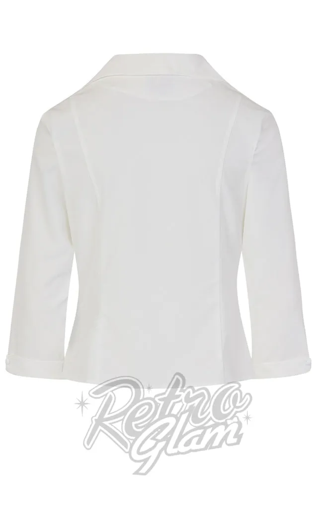 Banned Janine Blouse in White