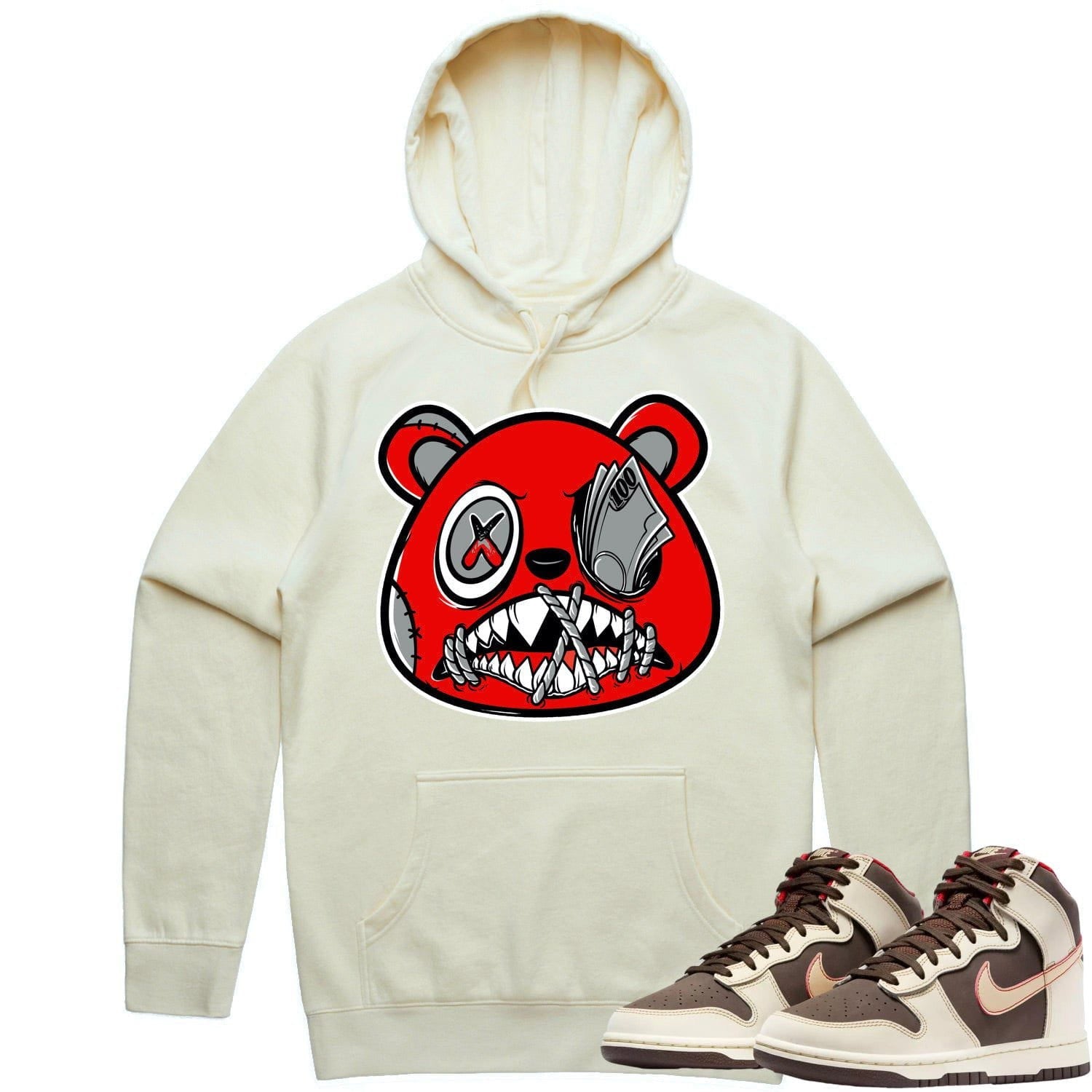 Baroque Brown Dunks Hoodie to Match - ANGRY MONEY TALKS BAWS