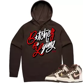 Baroque Brown Dunks Hoodie to Match - RED BBL