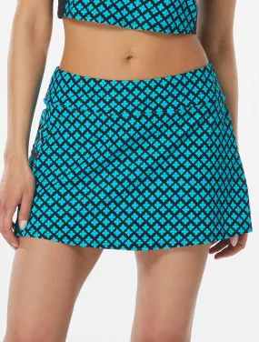  Beach House Sport Emma Pull On Swim Skort - Delray Botanical     