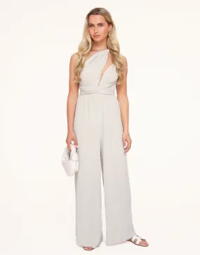 Beige Halter - Jumpsuit