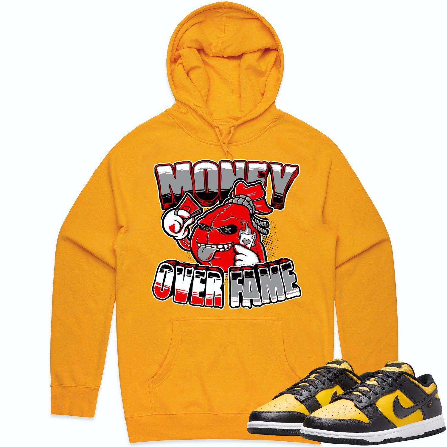 Black University Gold Dunks Hoodie to Match - RED MOF