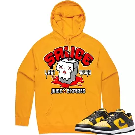 Black University Gold Dunks Hoodie to Match - RED SAUCE