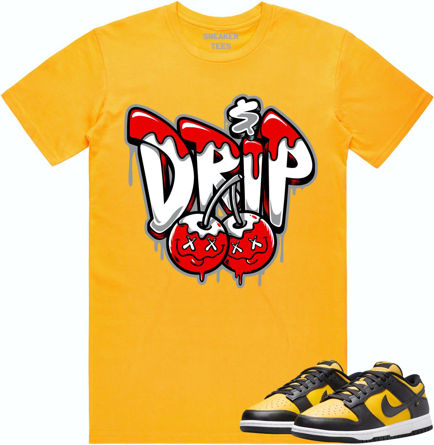 Black University Gold Dunks Shirt to Match - RED MONEY DRIP