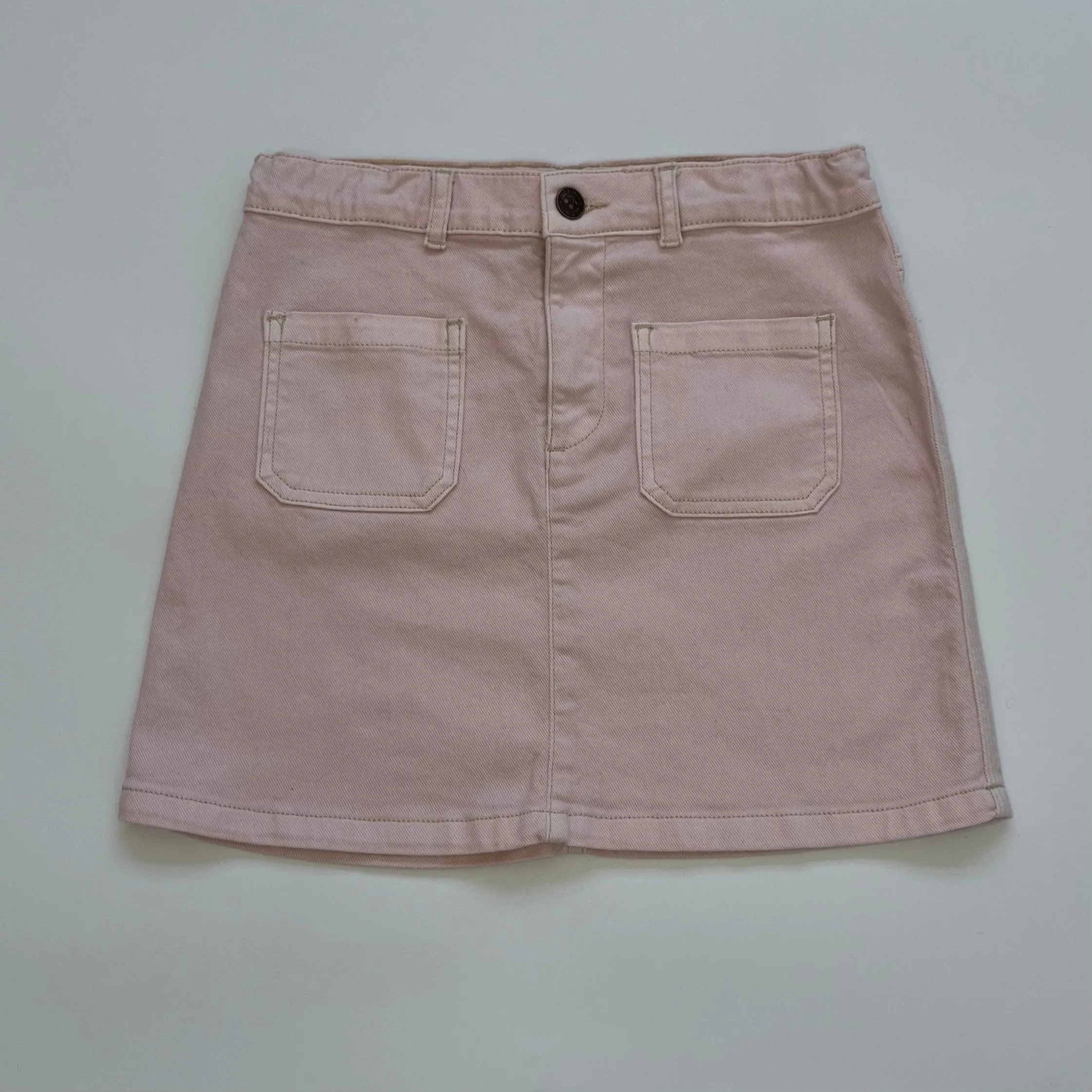 Bonpoint Pink Denim Skirt: 12 Years