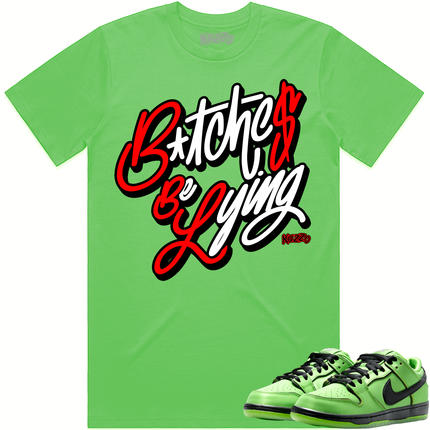 Buttercup PowerPuff Girls Dunks Shirt to Match - RED BBL