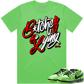 Buttercup PowerPuff Girls Dunks Shirt to Match - RED BBL