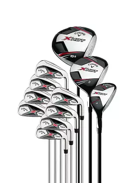 Callaway X Hot mens 11PC Package Set RH with Bag