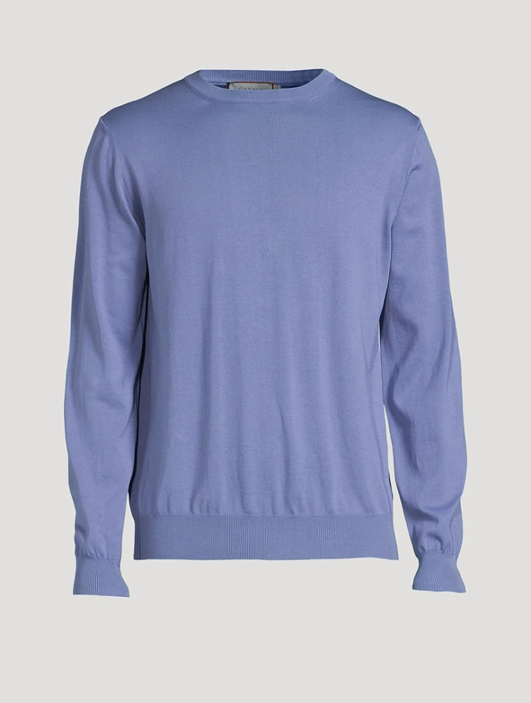 CANALI Crewneck Cotton Sweater