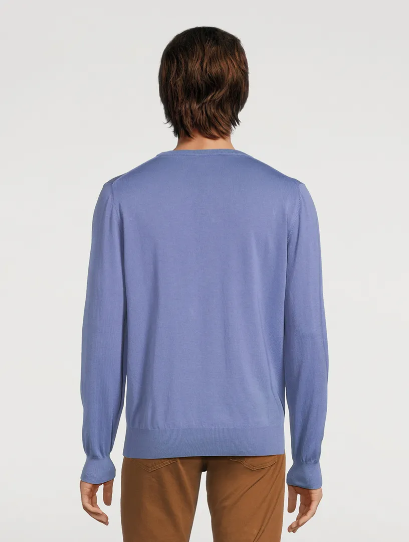 CANALI Crewneck Cotton Sweater