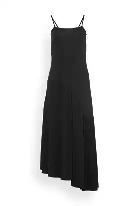 Contour Seam Dress in Black