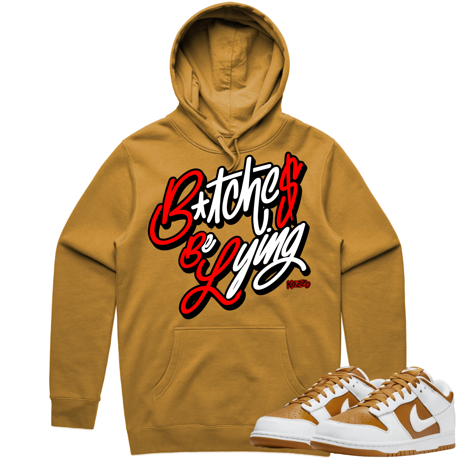 Curry Dunks Hoodie to Match - RED BBL