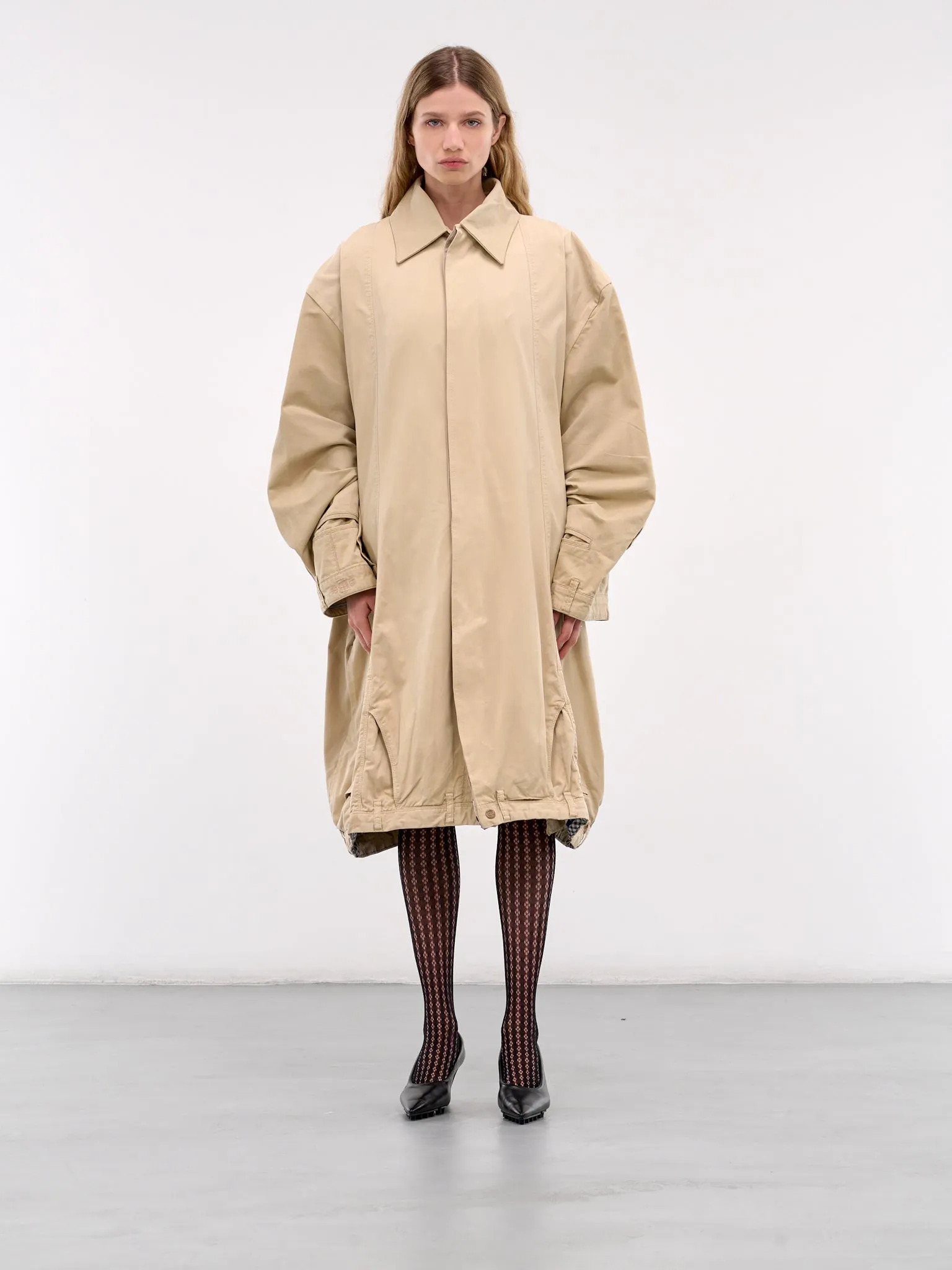 Deconstructed Chino Coat (W24036UC4-BEIGE)