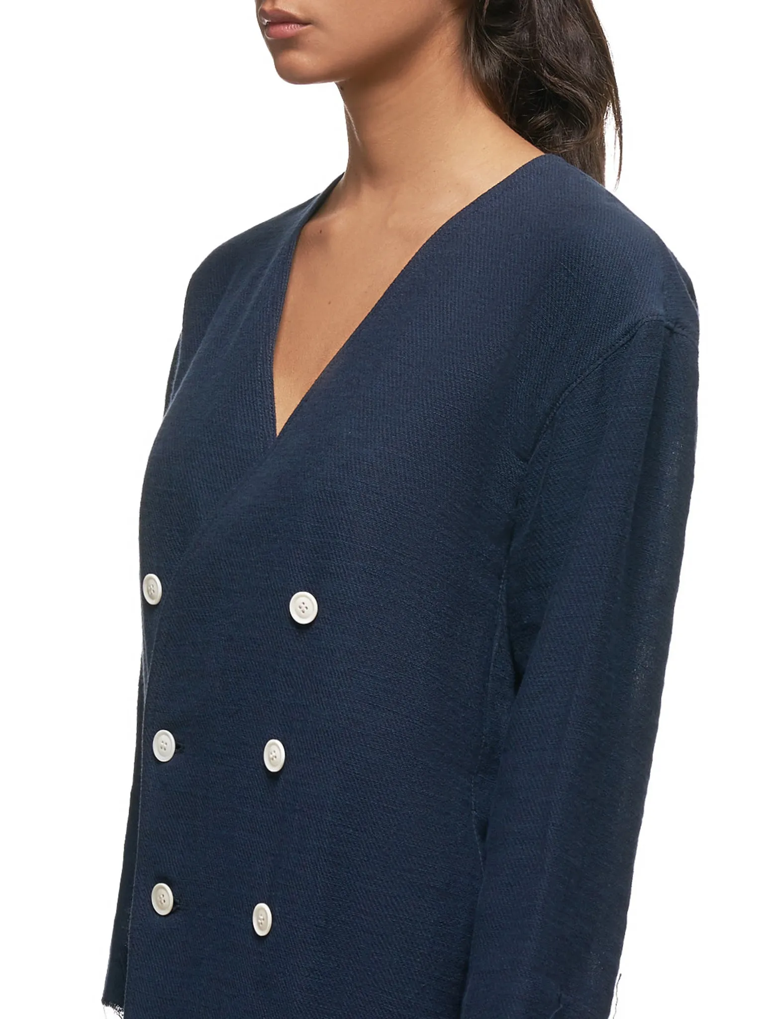 Double Breasted Cardigan (YS-J42-032-NAVY)