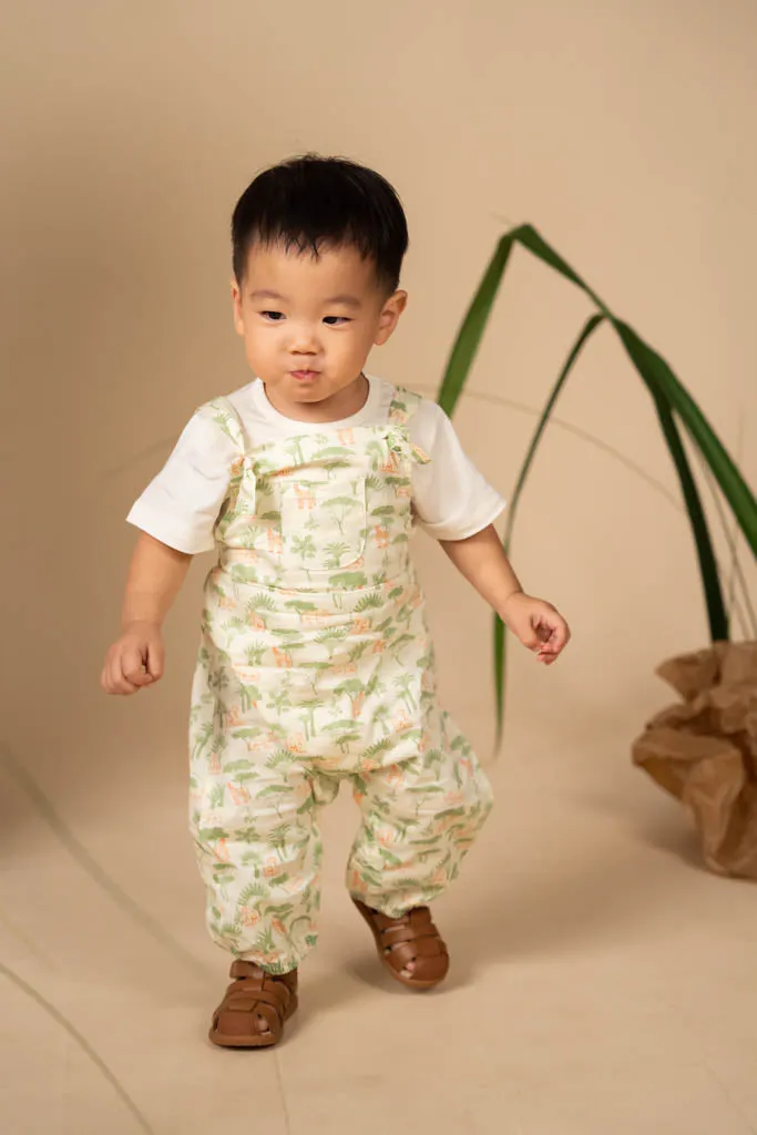 Emery Jumpsuit - Green Safari