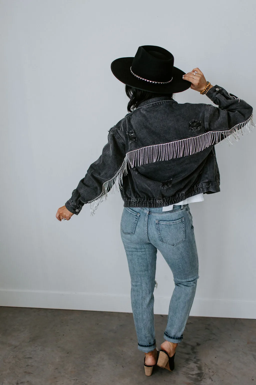 Fringe Benefits Denim Jacket