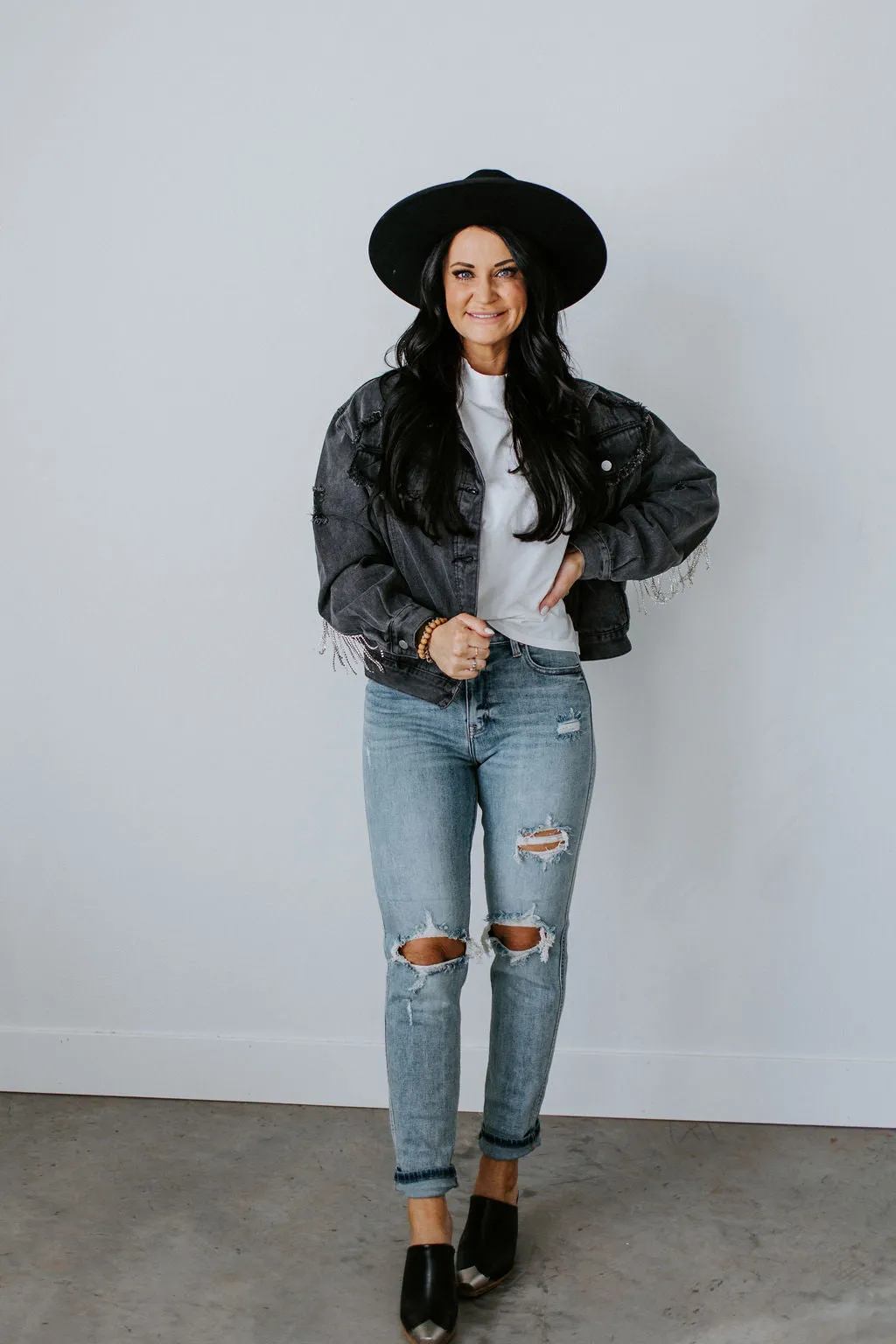 Fringe Benefits Denim Jacket