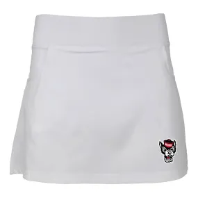 Garb NC State Wolfpack Girls Youth White Sara Skort