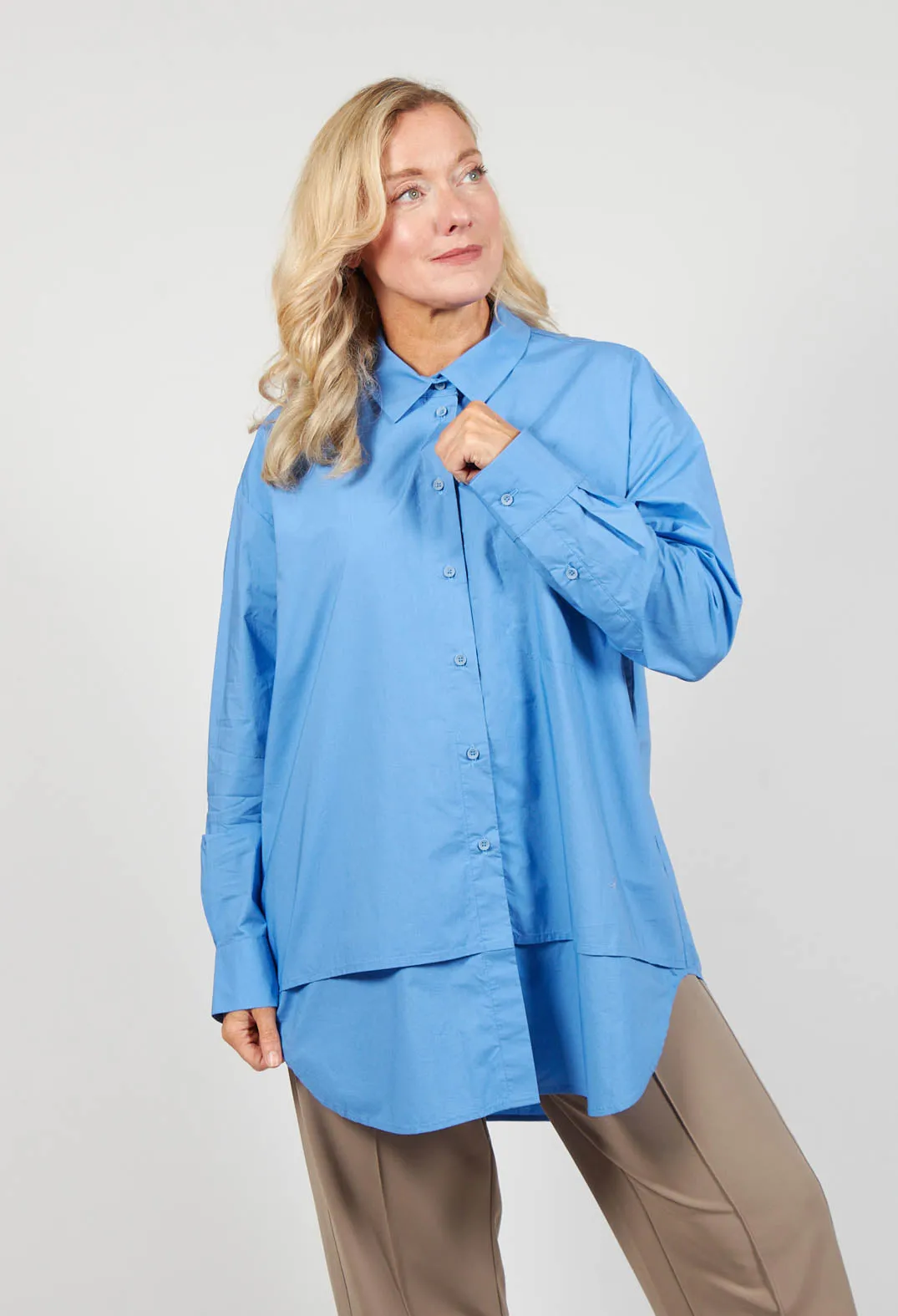 Glori Blouse in Sky