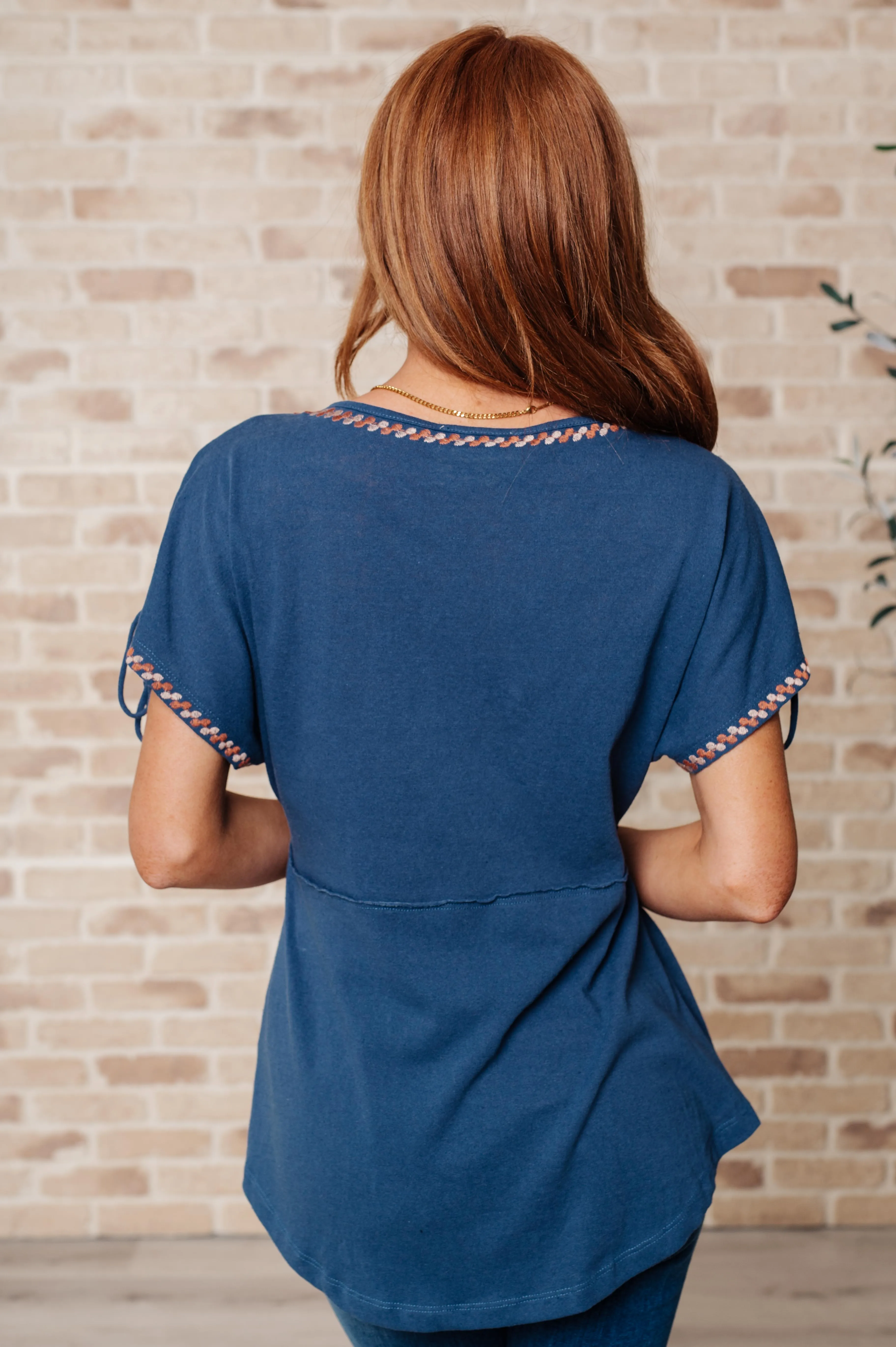 Greece LightningV-Neck Blouse