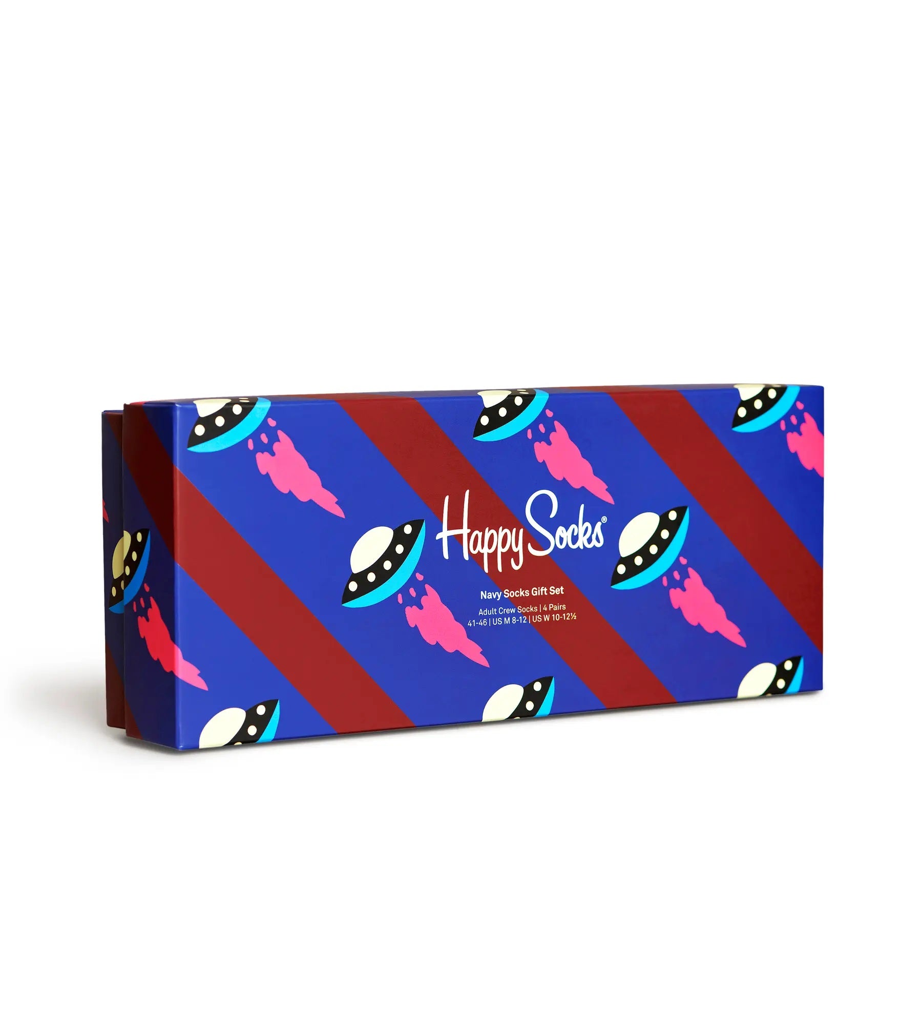 Happy Socks 'Navy' Crew Sock Gift Set (4-Pairs)