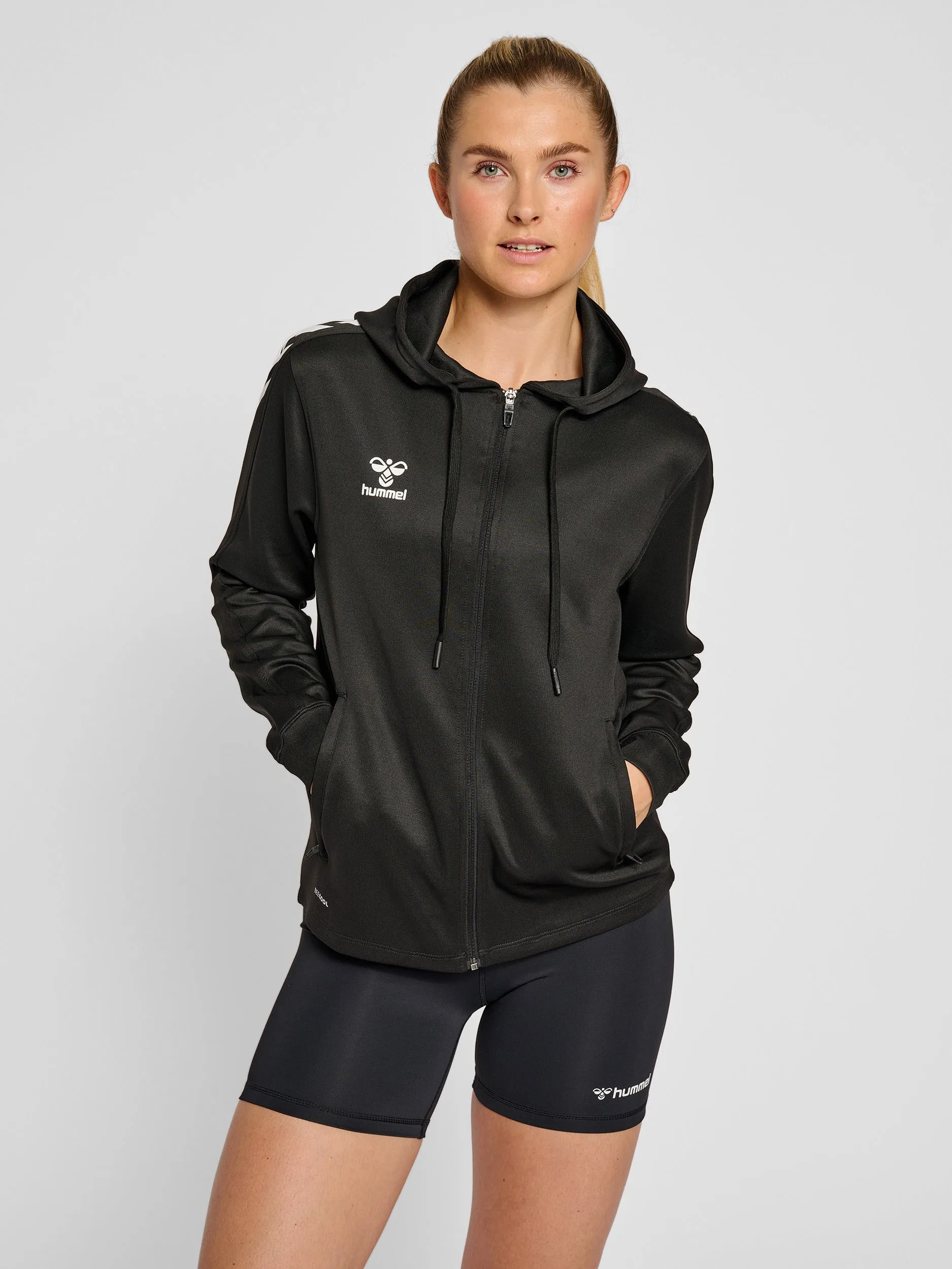 Hummel Women's Core XK Poly Zip Hoodie