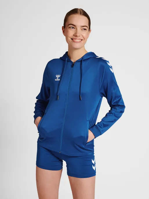 Hummel Women's Core XK Poly Zip Hoodie