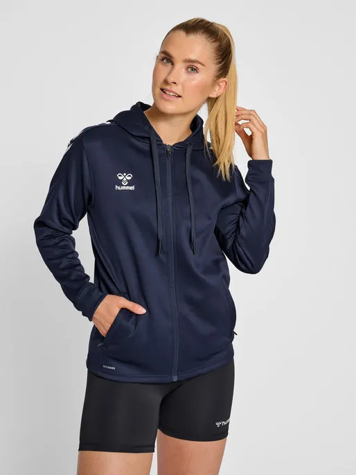 Hummel Women's Core XK Poly Zip Hoodie