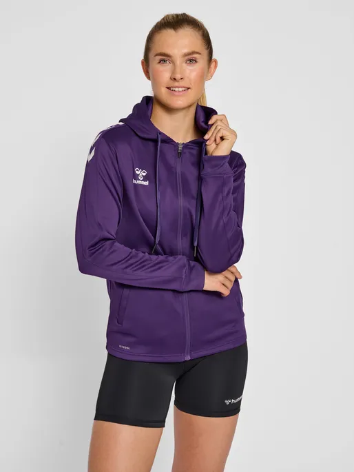 Hummel Women's Core XK Poly Zip Hoodie