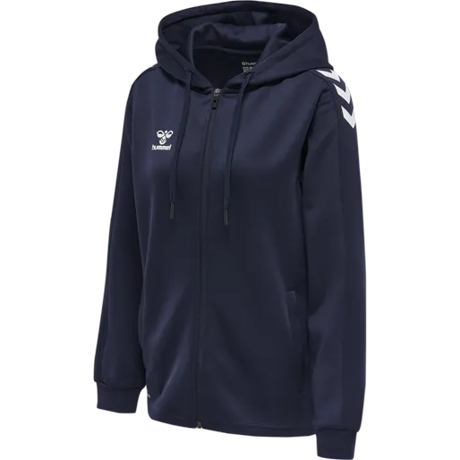 Hummel Women's Core XK Poly Zip Hoodie