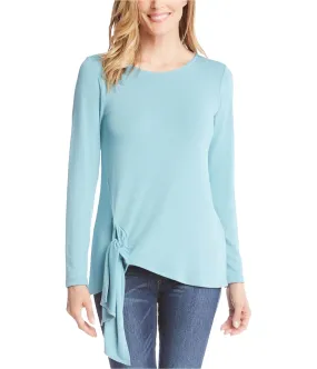 Karen Kane Womens Tie-Front Pullover Sweater