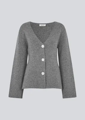 KlaytonMD cardigan - Grey Melange