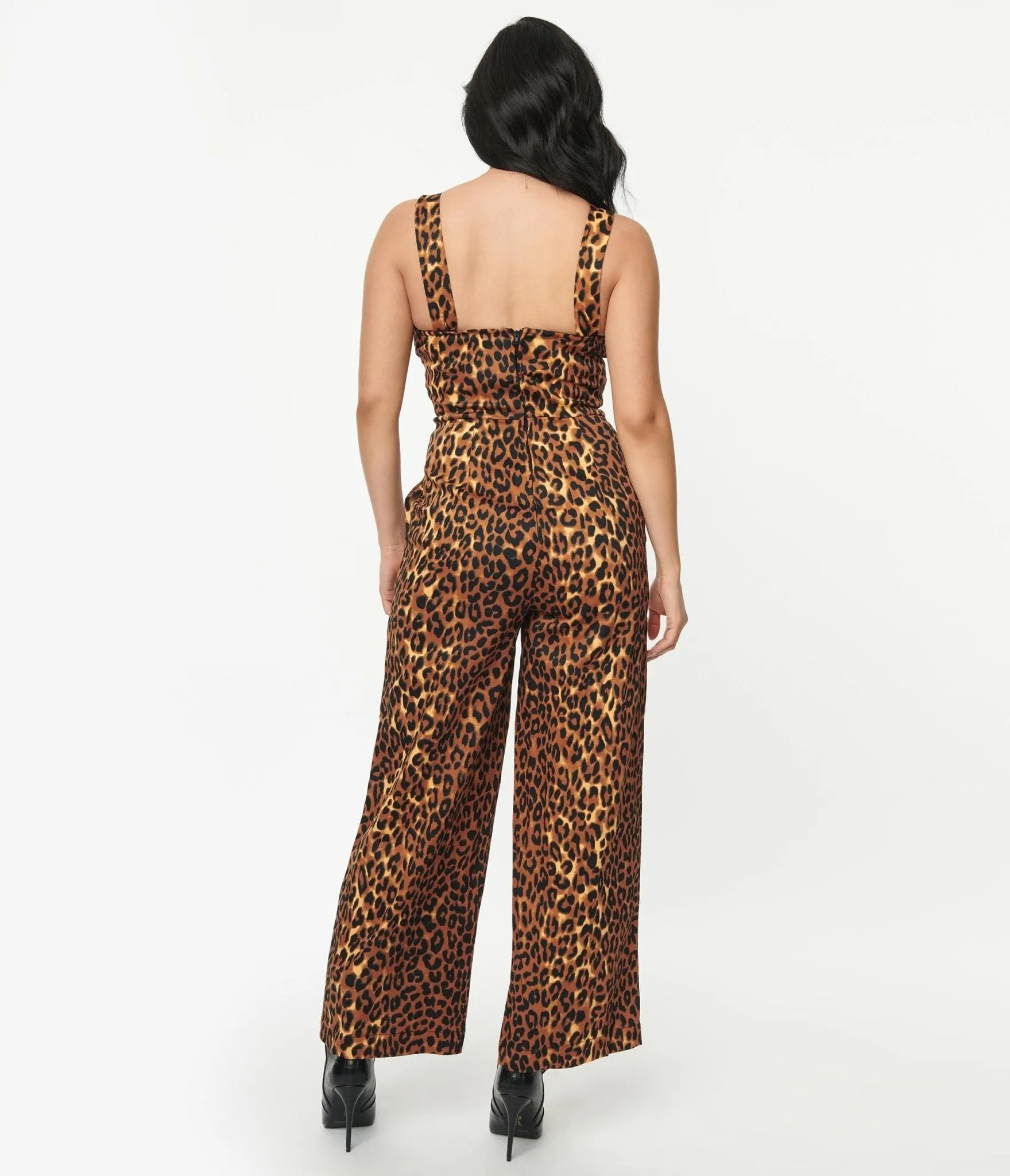 Leopard Print Feline Friendly Jumpsuit