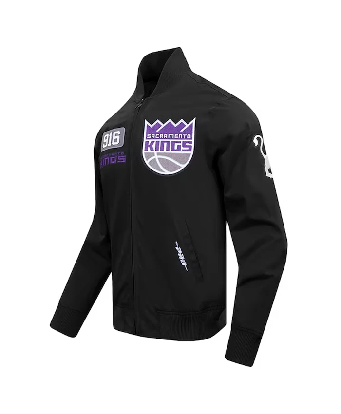 Lewis Sacramento Kings Black Quilted Jacket - William Jacket