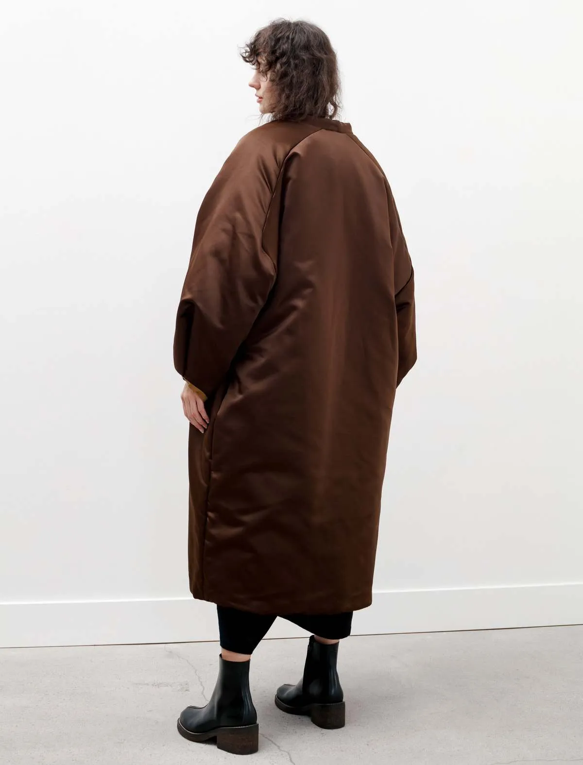 Lies Large Coat - Toffee Brown