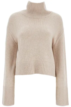 Lisa Yang High Necked Fleur Sweater   Neutral