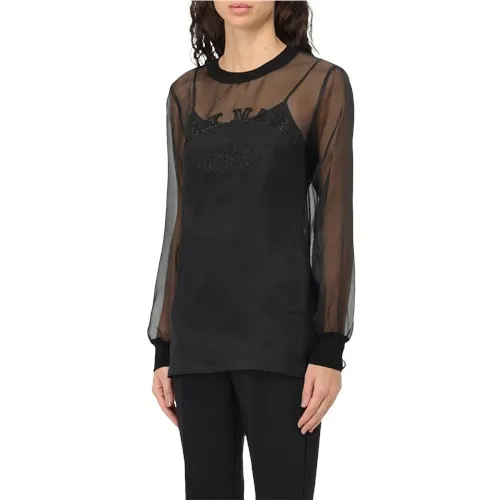 MaxMara  |Silk organza blouse