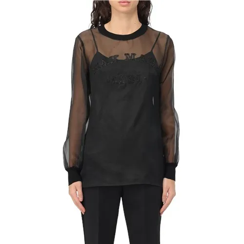 MaxMara  |Silk organza blouse