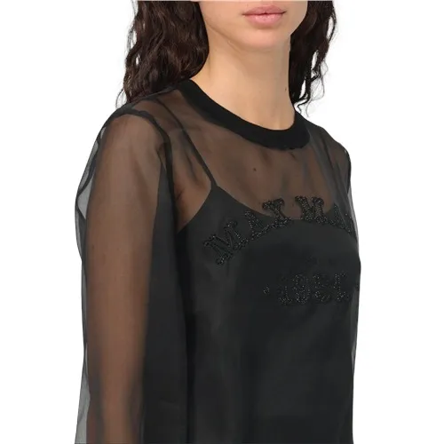 MaxMara  |Silk organza blouse