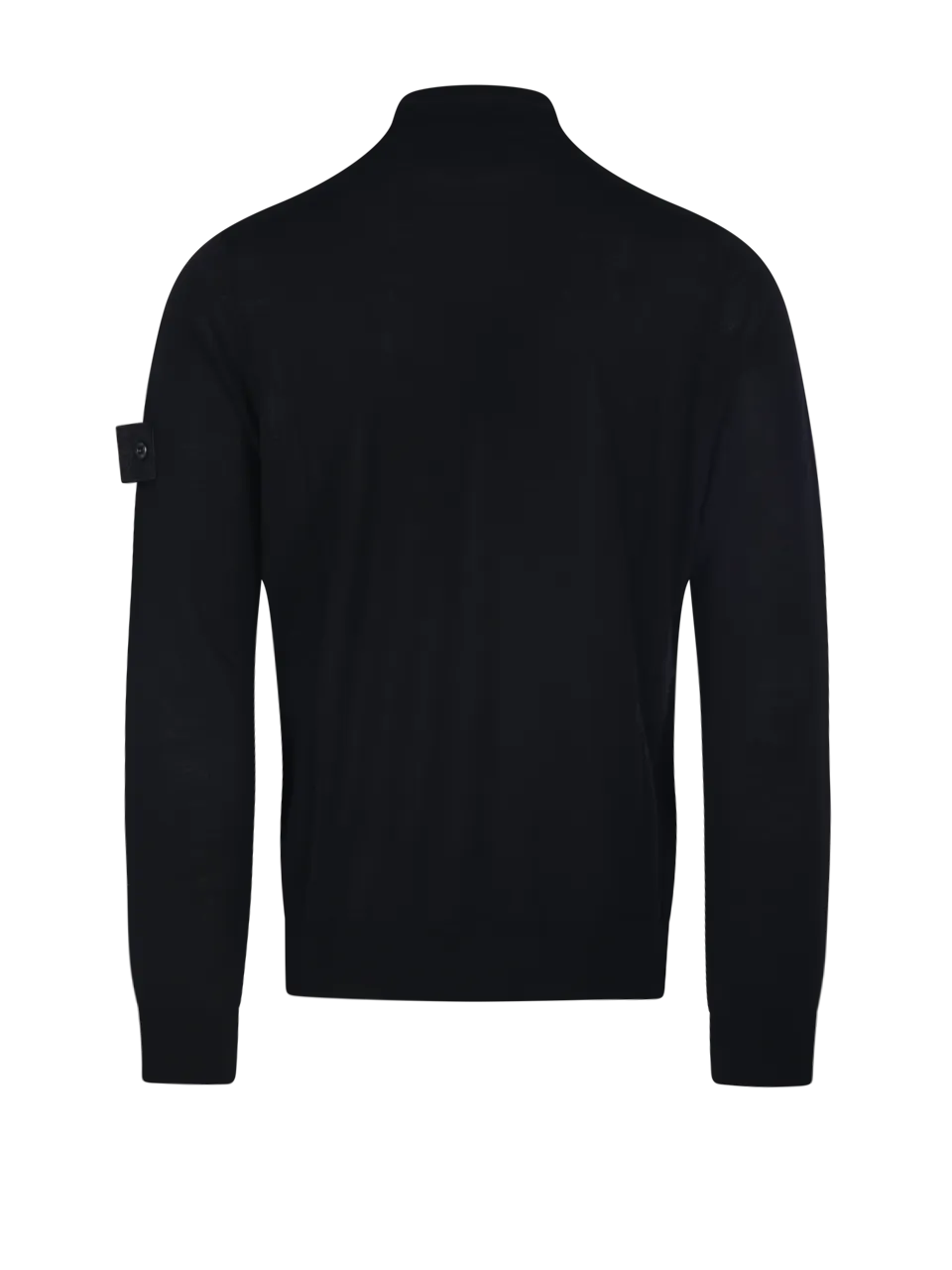 MEN STONE ISLAND BLACK VIRGIN WOOL SWEATER