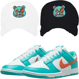 Miami Dolphin Dunks Dad Hat to Match - MIAMI MONEY TALKS BAWS