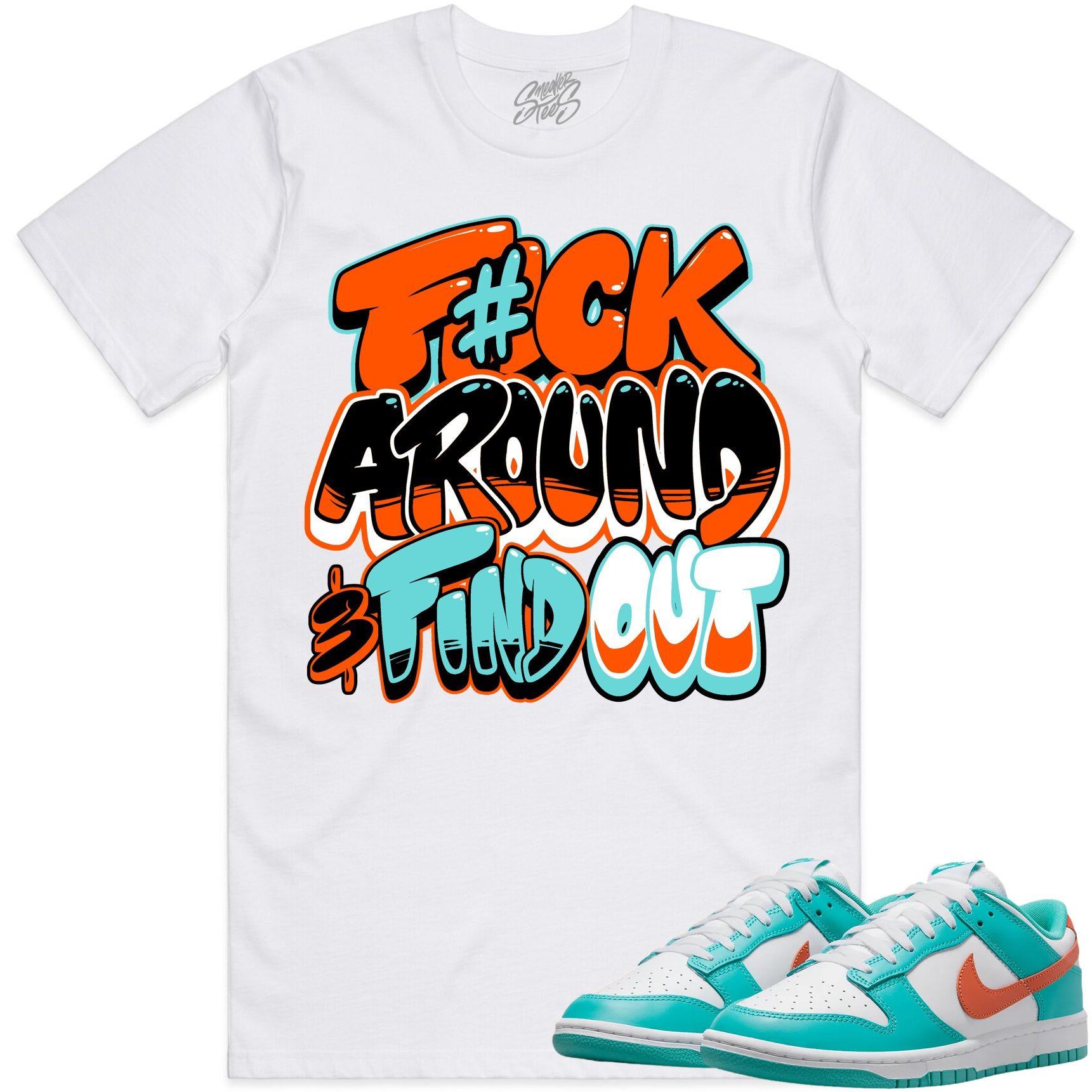 Miami Dolphin Dunks Shirt to Match - MIAMI F#CK