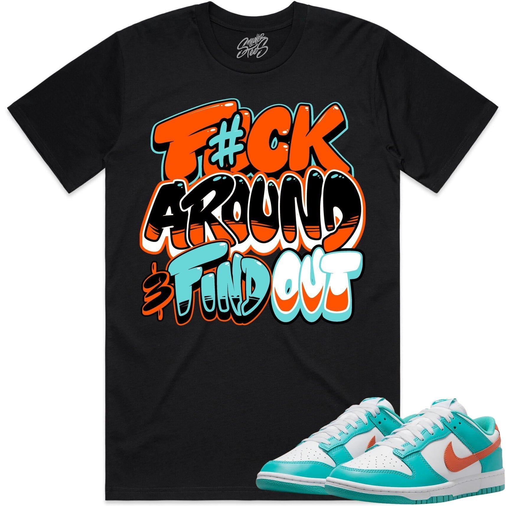 Miami Dolphin Dunks Shirt to Match - MIAMI F#CK