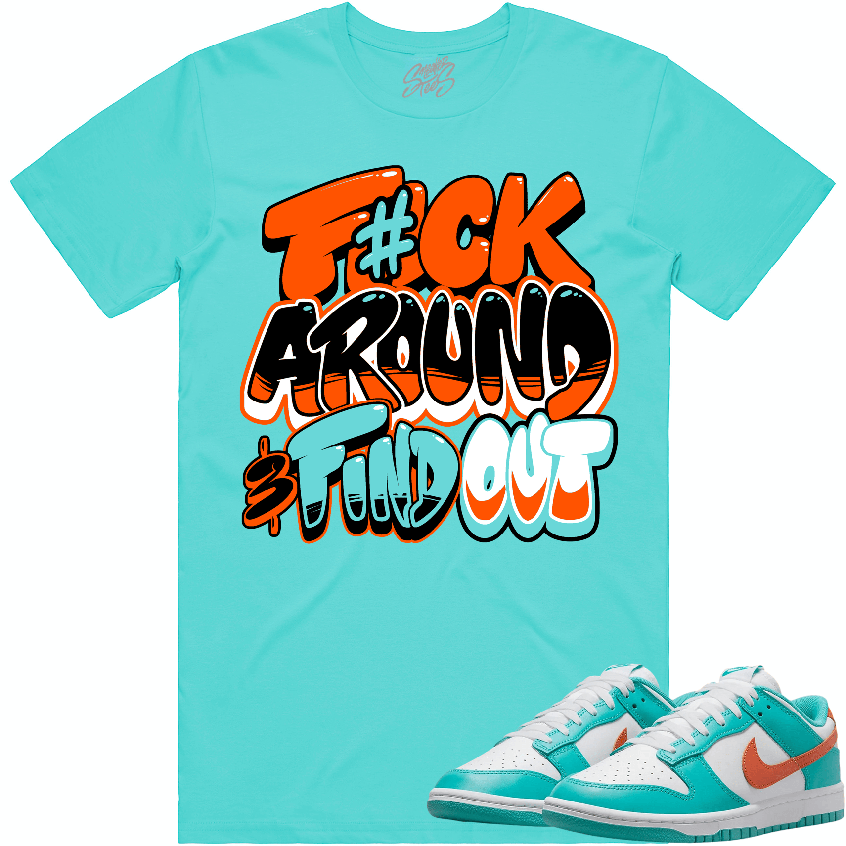 Miami Dolphin Dunks Shirt to Match - MIAMI F#CK